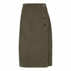 Celtic & Co. Organic Cotton Corduroy Brown Wrap Skirt -Celtic & Co Shop unnamed file 1000