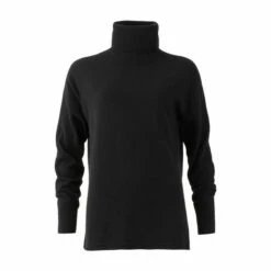 Celtic & Co. Womens Black Geelong Slouch Roll Neck Jumper -Celtic & Co Shop unnamed file 101