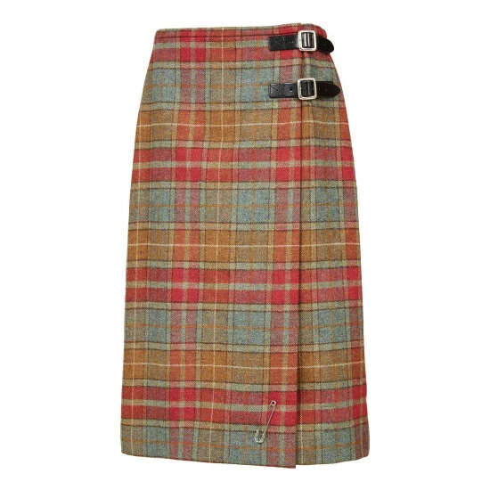Celtic & Co. Brown Midi Celt Kilt Skirt 4 Celtic & Co. Brown Midi Celt Kilt Skirt - Image 4