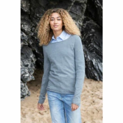 Celtic & Co. Blue Fine Knit Merino Jumper