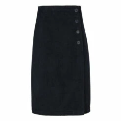 Celtic & Co. Blue Organic Cotton Corduroy Wrap Skirt -Celtic & Co Shop unnamed file 1029