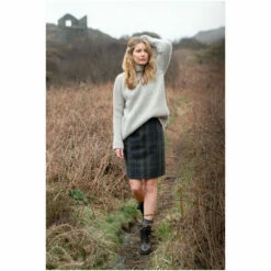 Celtic & Co. Blue Celt Wool Skirt