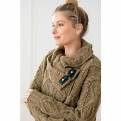 Celtic & Co. Brown Buckle Detail Coatigan 3 Celtic & Co. Brown Buckle Detail Coatigan -Celtic & Co Shop unnamed file 1082