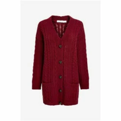 Celtic & Co. Celtic & Co Red Cable Boyfriend Cardigan 4 Celtic & Co. Celtic & Co Red Cable Boyfriend Cardigan -Celtic & Co Shop unnamed file 1096