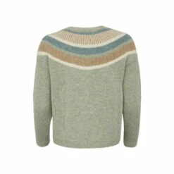 Celtic & Co. Green Shetland Statement Yoke Cardigan -Celtic & Co Shop unnamed file 1099