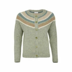 Celtic & Co. Green Shetland Statement Yoke Cardigan -Celtic & Co Shop unnamed file 1101