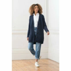 Celtic & Co. Celtic & Co Blue Cable Boyfriend Cardigan 2 Celtic & Co. Celtic & Co Blue Cable Boyfriend Cardigan -Celtic & Co Shop unnamed file 1122