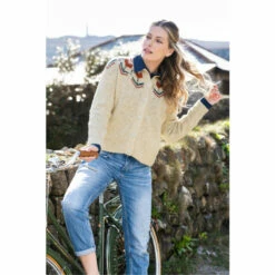 Celtic & Co. Celtic & Co Natural Donegal Fairisle Cardigan -Celtic & Co Shop unnamed file 1140