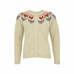Celtic & Co. Celtic & Co Natural Donegal Fairisle Cardigan -Celtic & Co Shop unnamed file 1142