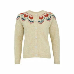 Celtic & Co. Celtic & Co Natural Donegal Fairisle Cardigan -Celtic & Co Shop unnamed file 1144