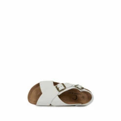 Celtic & Co. White Crossover Buckle Sandals -Celtic & Co Shop unnamed file 1159