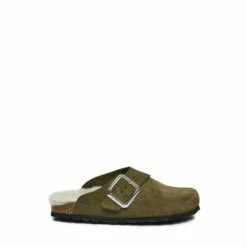 Celtic & Co Shop 30 Celtic & Co. Green Sheepskin Lined Clogs