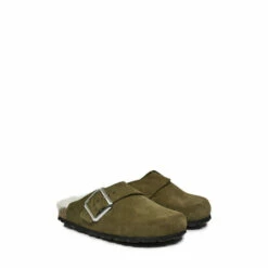 Celtic & Co. Green Sheepskin Lined Clogs -Celtic & Co Shop unnamed file 1166