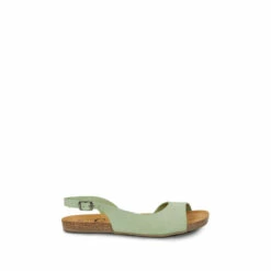 Celtic & Co. Sage Green Sling Back Flat Sandals