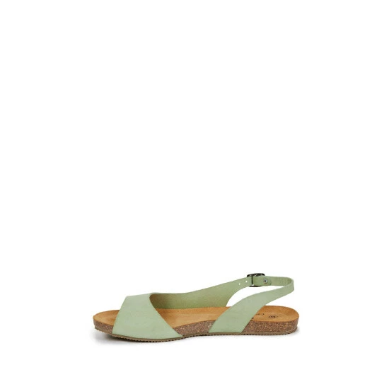 Celtic & Co. Sage Green Sling Back Flat Sandals 2 Celtic & Co. Sage Green Sling Back Flat Sandals - Image 2