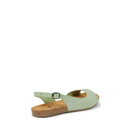 Celtic & Co. Sage Green Sling Back Flat Sandals 3 Celtic & Co. Sage Green Sling Back Flat Sandals - Image 3