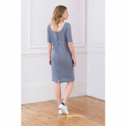 Celtic & Co. Blue Linen And Cotton Knee Length Dress -Celtic & Co Shop unnamed file 1240