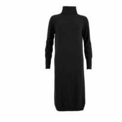 Alternative view of Celtic & Co. Celtic & Co Black Supersoft Midi Roll Neck Dress
