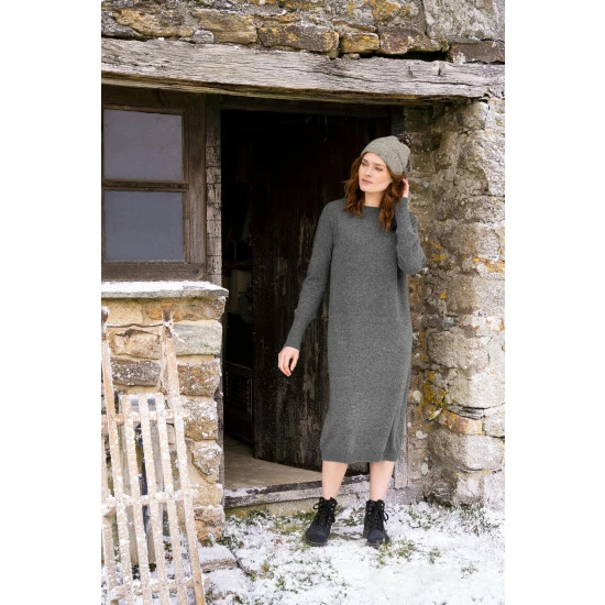 Celtic & Co. Celtic & Co Supersoft Grey Midi Dress 1 Celtic & Co. Celtic & Co Supersoft Grey Midi Dress