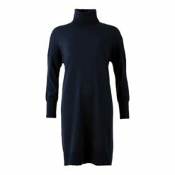 Celtic & Co. Blue Slouchy Fine Knit Roll Neck Dress -Celtic & Co Shop unnamed file 1265