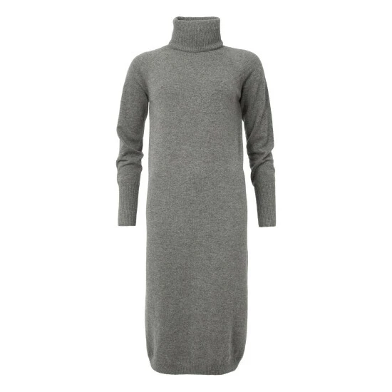 Celtic & Co. Grey Supersoft Midi Roll Neck Dress 2 Celtic & Co. Grey Supersoft Midi Roll Neck Dress - Image 2