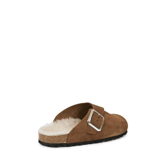 Celtic & Co. Mens Brown Sheepskin Lined Clogs 3 Celtic & Co. Mens Brown Sheepskin Lined Clogs - Image 3