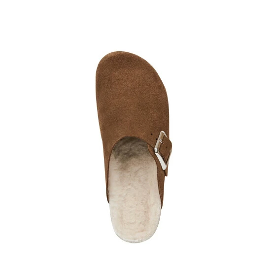 Celtic & Co. Mens Brown Sheepskin Lined Clogs 5 Celtic & Co. Mens Brown Sheepskin Lined Clogs - Image 5