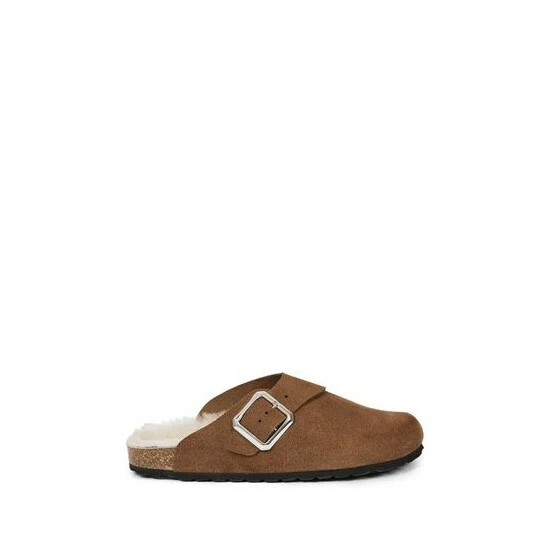 Celtic & Co. Mens Brown Sheepskin Lined Clogs 8 Celtic & Co. Mens Brown Sheepskin Lined Clogs - Image 8