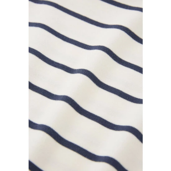Celtic & Co. Cream Stripe Long Sleeve T-Shirt 3 Celtic & Co. Cream Stripe Long Sleeve T-Shirt - Image 3