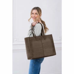 Celtic & Co. Leather Shopper Brown Bag 8 Celtic & Co. Leather Shopper Brown Bag -Celtic & Co Shop unnamed file 1375