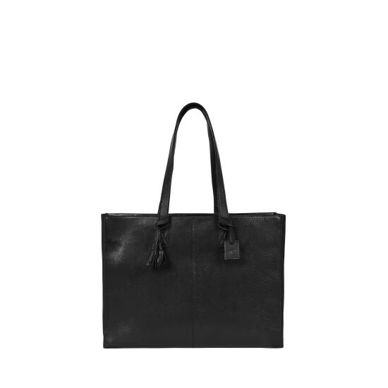 Celtic & Co. Black Leather Shopper Bag 2 Celtic & Co. Black Leather Shopper Bag - Image 2