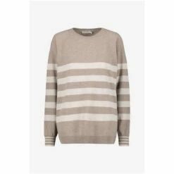 Celtic & Co. Celtic & Co Cream Stripe Placement Crew Neck Jumper 7 Celtic & Co. Celtic & Co Cream Stripe Placement Crew Neck Jumper -Celtic & Co Shop unnamed file 138