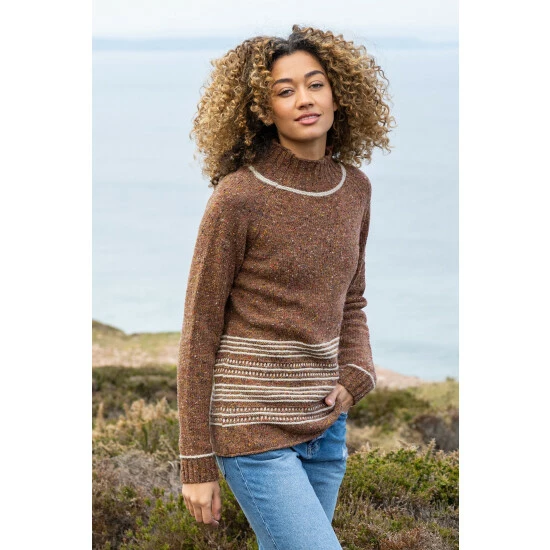 unnamed-file-139.jpg Celtic & Co. Brown Flecked Funnel Neck Jumper -Celtic & Co Shop unnamed file 139
