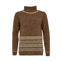 Celtic & Co. Brown Flecked Funnel Neck Jumper 2 Celtic & Co. Brown Flecked Funnel Neck Jumper -Celtic & Co Shop unnamed file 141