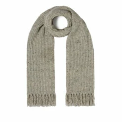 Celtic & Co. Grey Donegal Rib Scarf