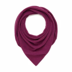 Celtic & Co. Pink Cashmere Triangle Scarf