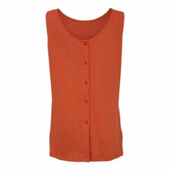 Celtic & Co. Orange Linen And Cotton Scoop Neck Tunic -Celtic & Co Shop unnamed file 1445