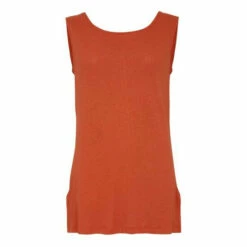 Celtic & Co. Orange Linen And Cotton Scoop Neck Tunic -Celtic & Co Shop unnamed file 1447