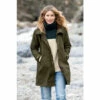 Celtic & Co. Green Easy Care Wax Cotton Parka