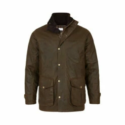 Celtic & Co. Mens Waxed Cotton Brown Jacket -Celtic & Co Shop unnamed file 1471
