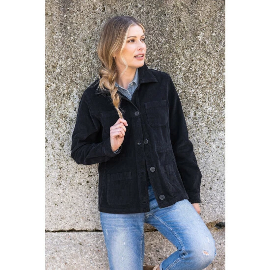 Celtic & Co. Blue Organic Cotton Corduroy Jacket 3 Celtic & Co. Blue Organic Cotton Corduroy Jacket - Image 3