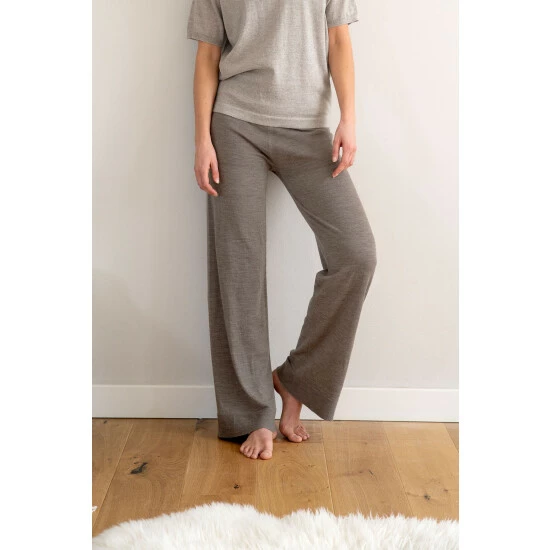 Celtic & Co. Celtic & Co, Natural Wide Leg Merino Lounge Pants 1 Celtic & Co. Celtic & Co, Natural Wide Leg Merino Lounge Pants