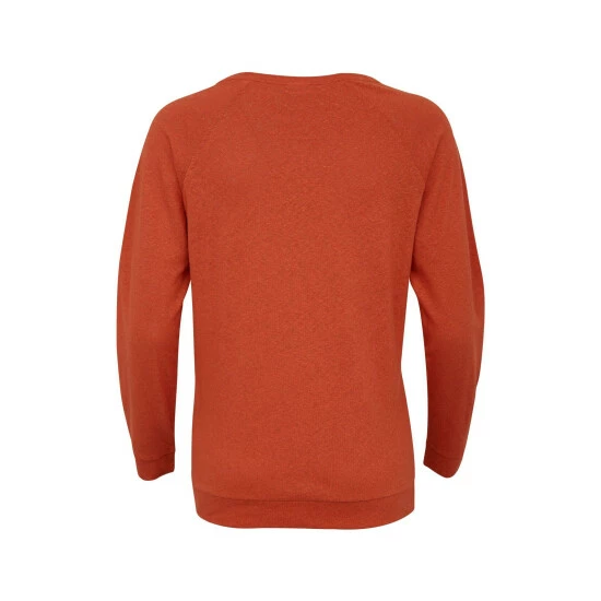 Celtic & Co. Orange Linen/Cotton Sweatshirt 4 Celtic & Co. Orange Linen/Cotton Sweatshirt - Image 4