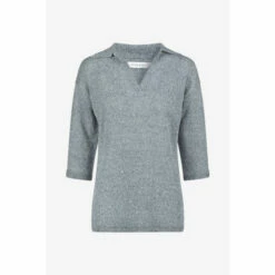 Alternative view of Celtic & Co. Celtic & Co Grey Linen Polo Shirt