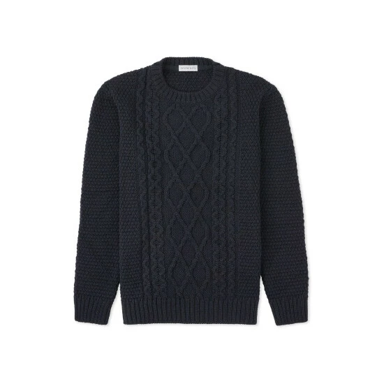 unnamed-file-176.jpg Celtic & Co. Blue Cable Crew Neck Jumper -Celtic & Co Shop unnamed file 176