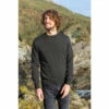 Celtic & Co. Mens Grey Fine Knit Crew Jumper