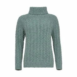 Celtic & Co. Blue Donegal Cable Roll Neck Jumper 2 Celtic & Co. Blue Donegal Cable Roll Neck Jumper -Celtic & Co Shop unnamed file 184