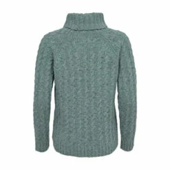 Celtic & Co. Blue Donegal Cable Roll Neck Jumper 3 Celtic & Co. Blue Donegal Cable Roll Neck Jumper -Celtic & Co Shop unnamed file 185