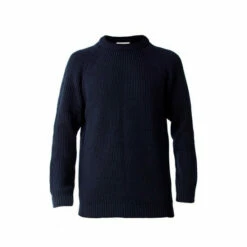 Celtic & Co. Celtic & Co Blue Mens Ribbed Fishermans Jumper -Celtic & Co Shop unnamed file 191