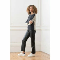 Celtic & Co. Grey Fine Knit Merino Crew Neck Jumper -Celtic & Co Shop unnamed file 195